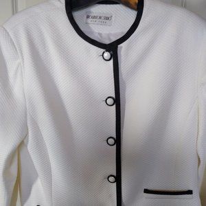 Black & White Cotton Suit